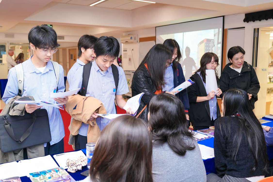 Collaborative discussion about IGCSE and IB programme options at YCIS Beijing