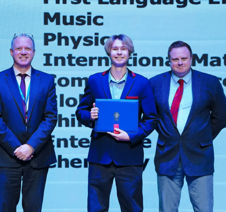 YCIS Beijing IGCSE graduates celebrating their achievements