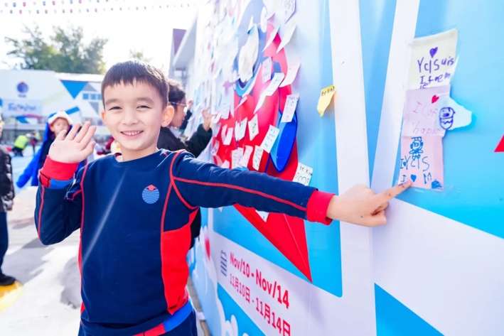 Students engaging in kindness activities during the annual week