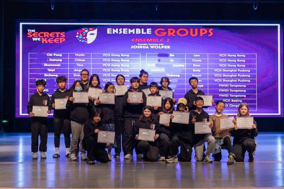 Group performance on stage at YCYW festival