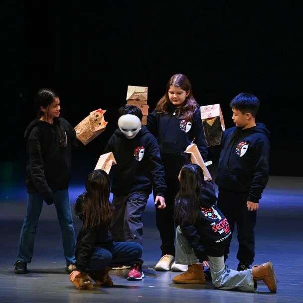 Creative expression during drama practice