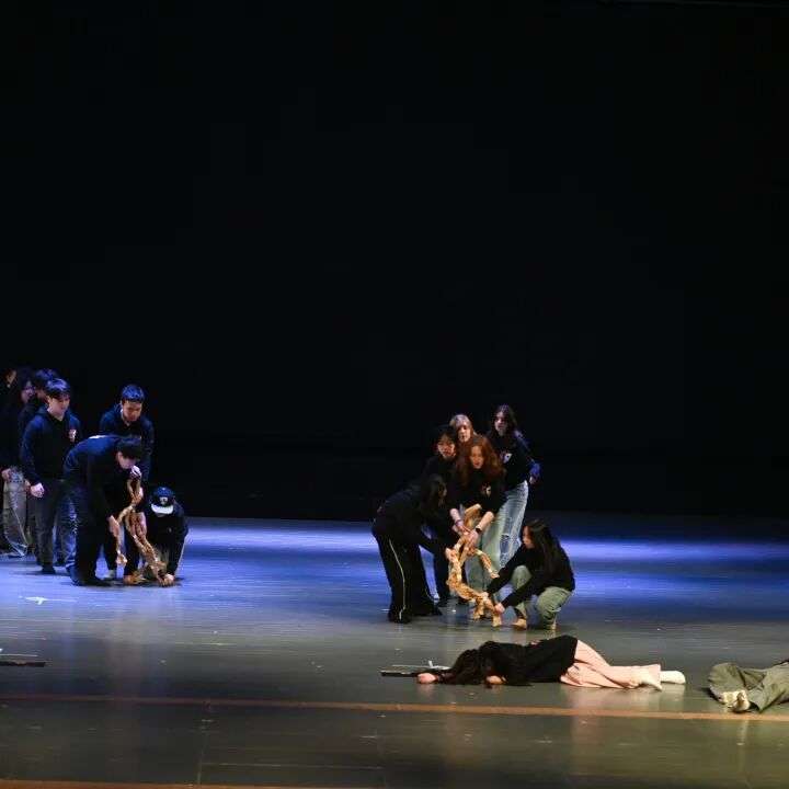 Joyful moments at the drama festival