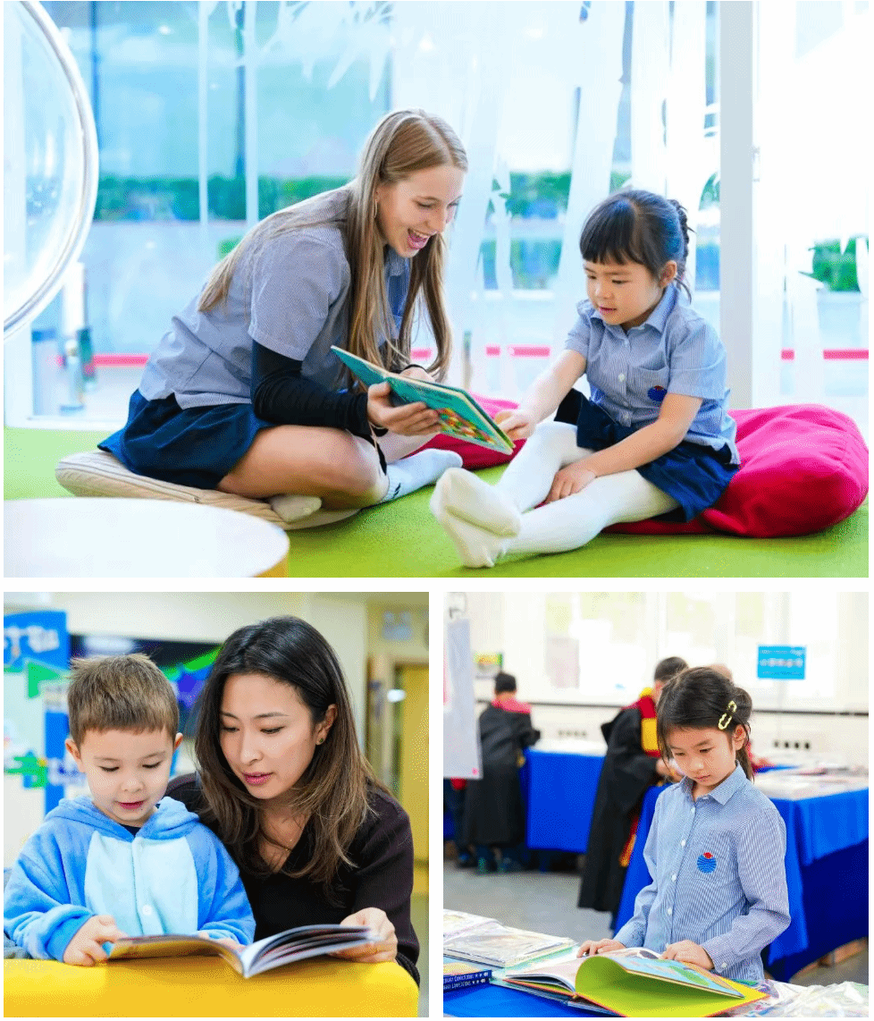 Students celebrating Book Week at YCIS Beijing