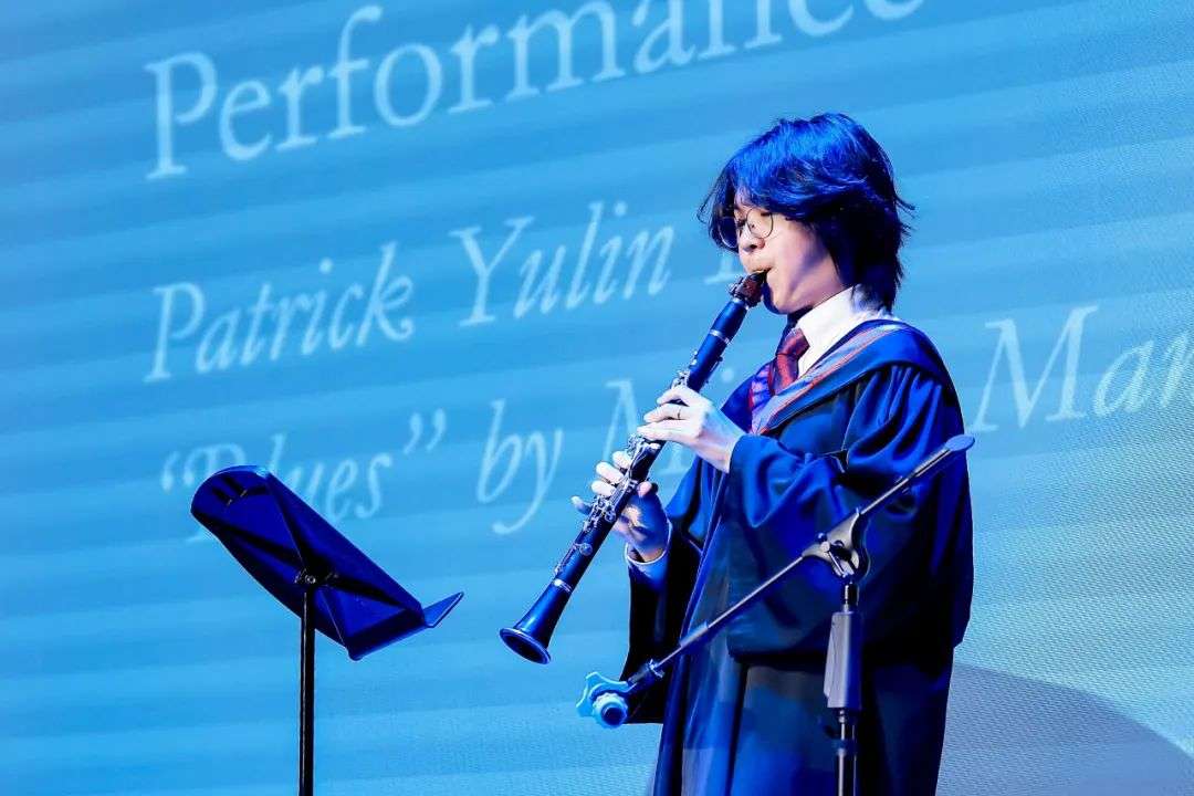 Patrick and Mr Robb musical collaboration performance