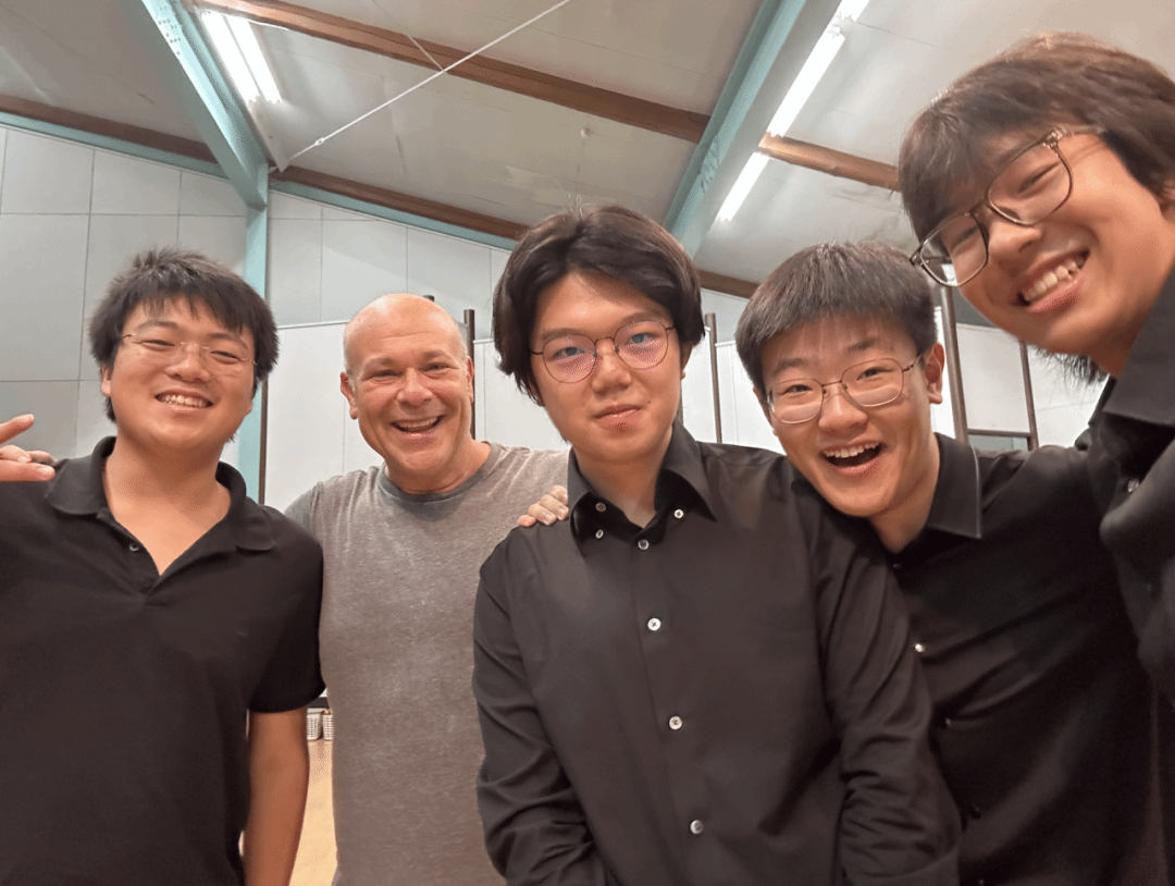 Patrick at international music summer camp
