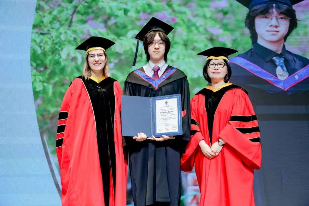 Patrick final graduation performance with clarinet