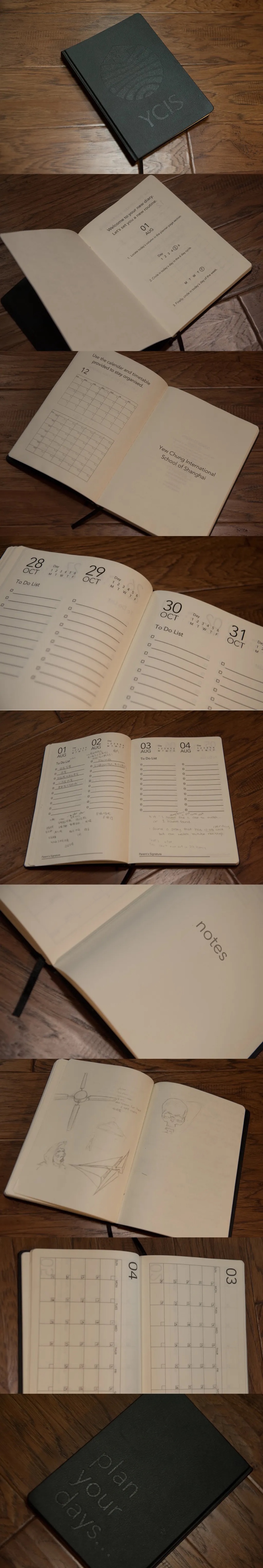 YCIS Shanghai Student Diary Design