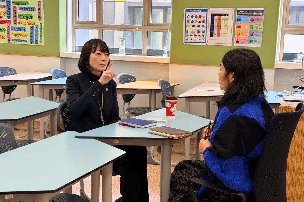 EAL教学PD教研现场，跨学科教师与专家讨论语言支持策略（上海）