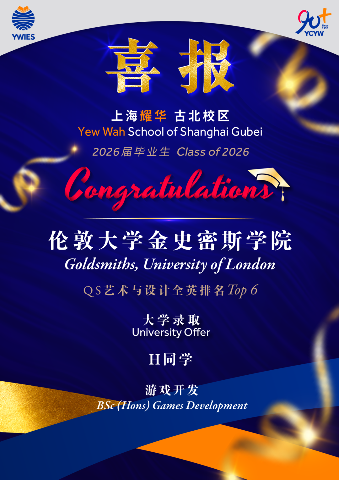 金史密斯学院录取通知3——科技×艺术融合专业