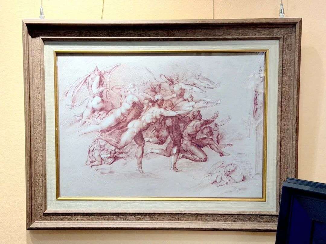彩铅临摹作品：米开朗基罗《Archers shooting at a herm circa 1530》，Elin Siu 的古典人体结构研究