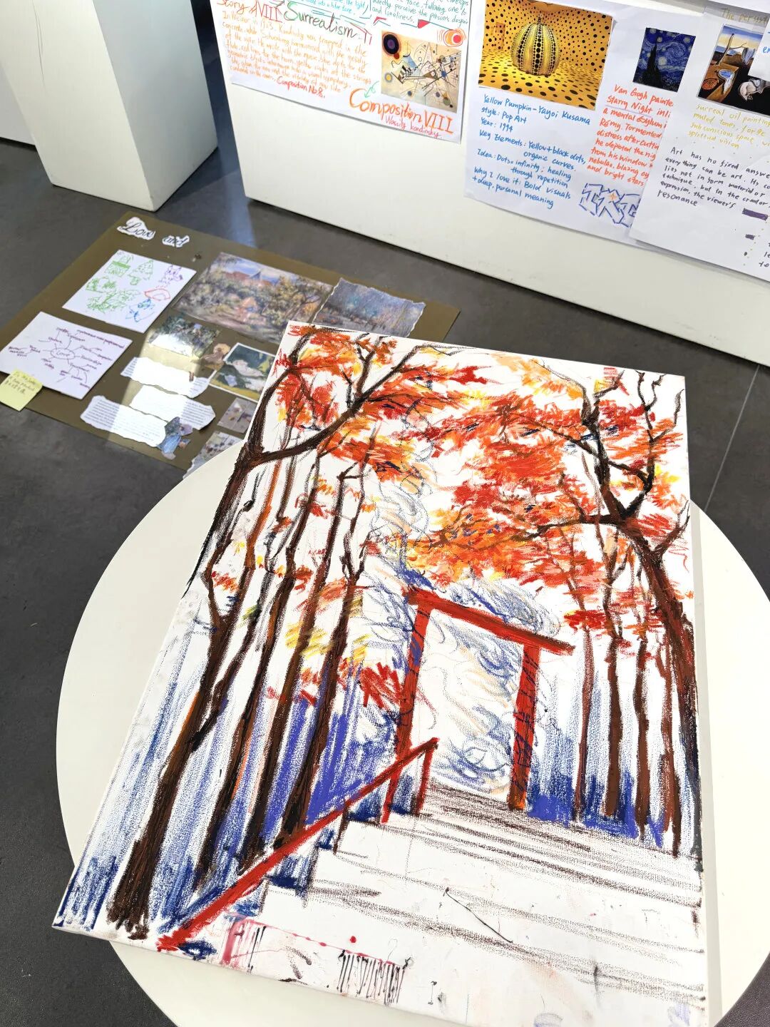 纯艺术课堂学生作品：《爱》主题装置与平面创作5